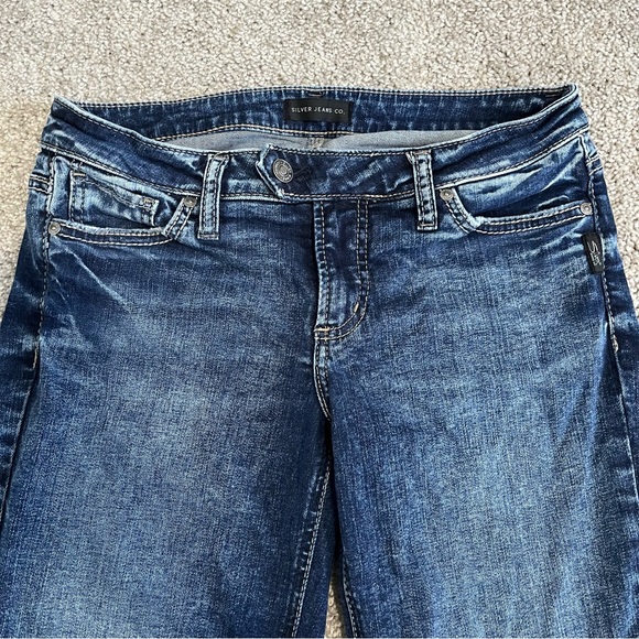 Silver Jeans Co. size W29/L31  Tuesday slim boot women’s faded blue Jean - Picture 3 of 12